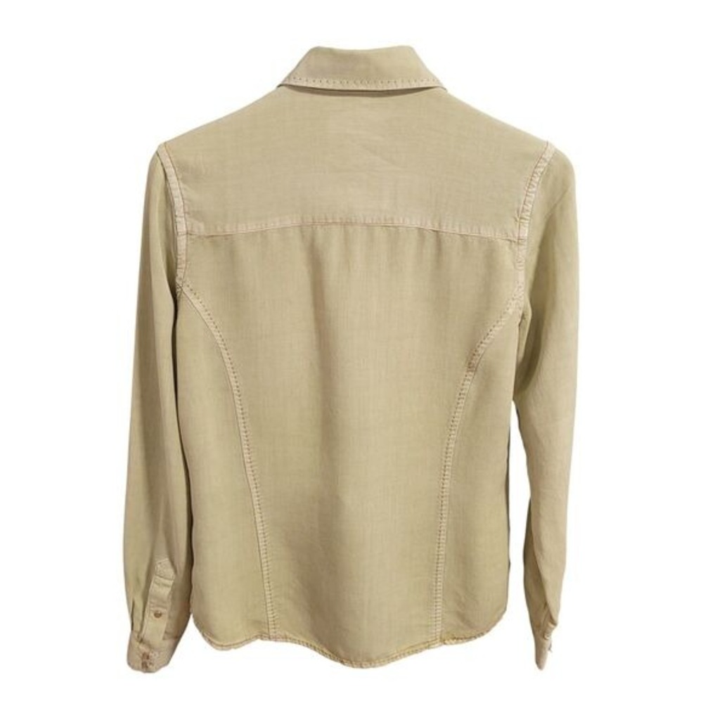 Vintage Ryan Michael Pale Green Boutique Western Snap Shirt S Coastal Cowgirl‎ - Picture 2 of 9